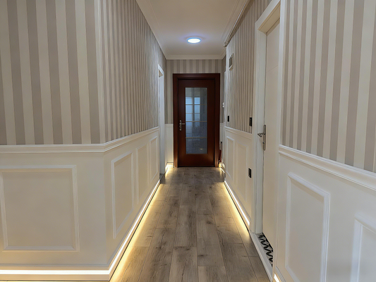 Custom LED Aluminum Skirting Boards for Hotel and Commercial Projects