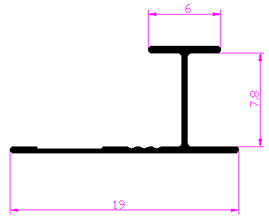 7mm Decorative Moulding - 7mm Fen Line / Matte Black / 3M/PCS