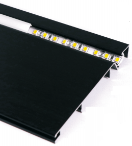 Aluminum alloy with light style (8cm Led Aluminum Alloy Skirting )