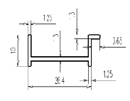 Aluminum alloy concealed style (3cm Concealed Aluminum Alloy Skirting)